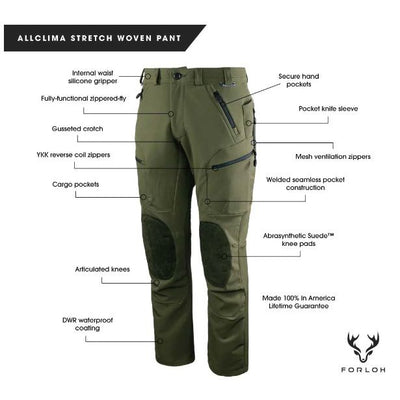 Forloh AllClima Stretch Woven Twill Pant-Liquidate-Kevin's Fine Outdoor Gear & Apparel