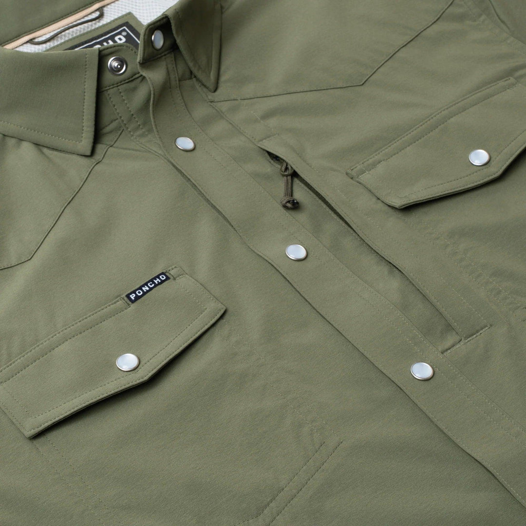 Poncho The Fence Stretcher Western Tuff-Thread Long Sleeve Shirt-Men's Clothing-Kevin's Fine Outdoor Gear & Apparel