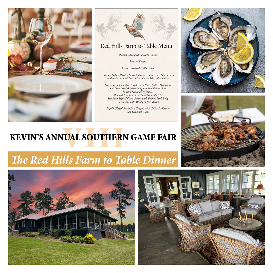 EVENT EXTRA - GAME FAIR 2024 ADMISSION REQUIRED - Red Hills Farm to Table Dining Experience-Gamefair Event Tickets-Kevin's Fine Outdoor Gear & Apparel