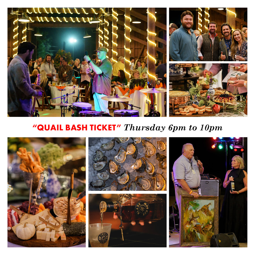 Game Fair 2026 Ticket-Gamefair Event Tickets-Quail Bash Only-Kevin's Fine Outdoor Gear & Apparel