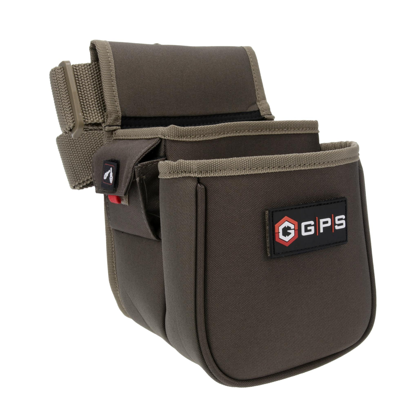 GPS Contoured Double Shotshell Pouches & Web Belt-Hunting/Outdoors-Green/Khaki-Kevin's Fine Outdoor Gear & Apparel
