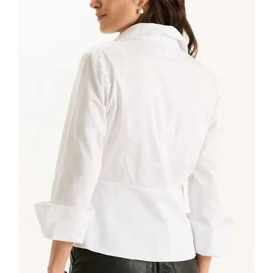 Tyler Boe Paige Cotton Twisted Front Top-Women's Clothing-Kevin's Fine Outdoor Gear & Apparel