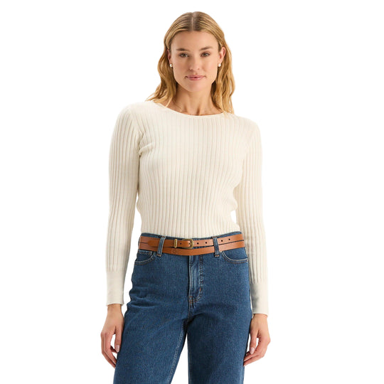 Tyler Boe Cotton Cashmere Crewneck-Women's Clothing-White-XS-Kevin's Fine Outdoor Gear & Apparel