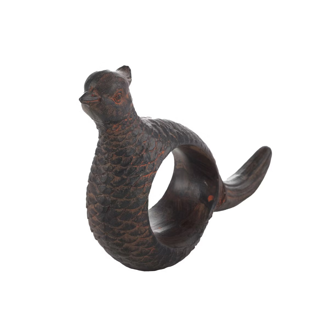 Kevin's Pheasant and Quail Napkin Rings-Home/Giftware-Pheasant - Brown Resin-Kevin's Fine Outdoor Gear & Apparel