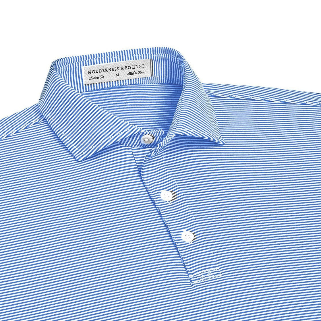Holderness & Bourne "Perkins" Polo-Men's Clothing-Marline Blue/White-S-Kevin's Fine Outdoor Gear & Apparel