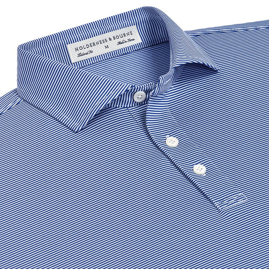 Holderness & Bourne "Perkins" Polo-Men's Clothing-Oxford/White-S-Kevin's Fine Outdoor Gear & Apparel