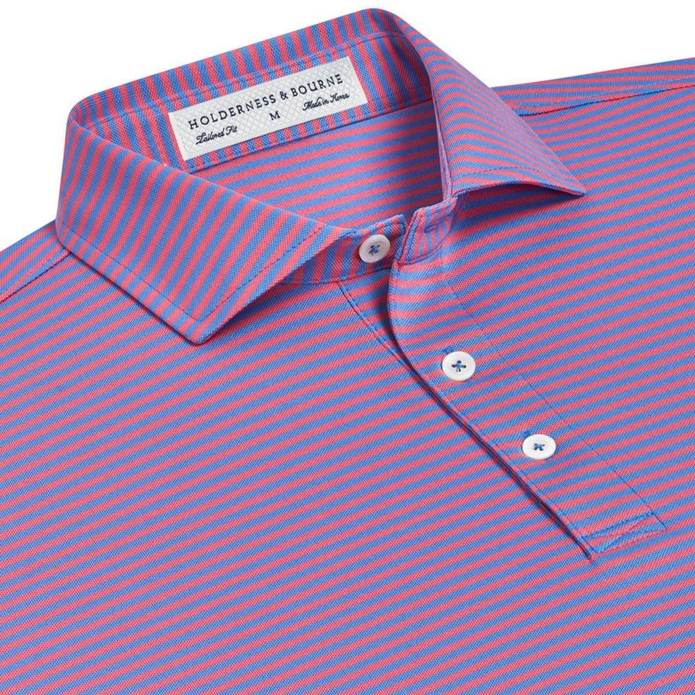 HOLDERNESS & BOURNE M ポロシャツ White Polo Golf Shirt | Holderness & Bourne