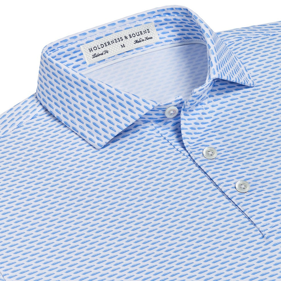 Holderness & Bourne "Jenkins" Polo-Men's Clothing-White/Windsor-S-Kevin's Fine Outdoor Gear & Apparel