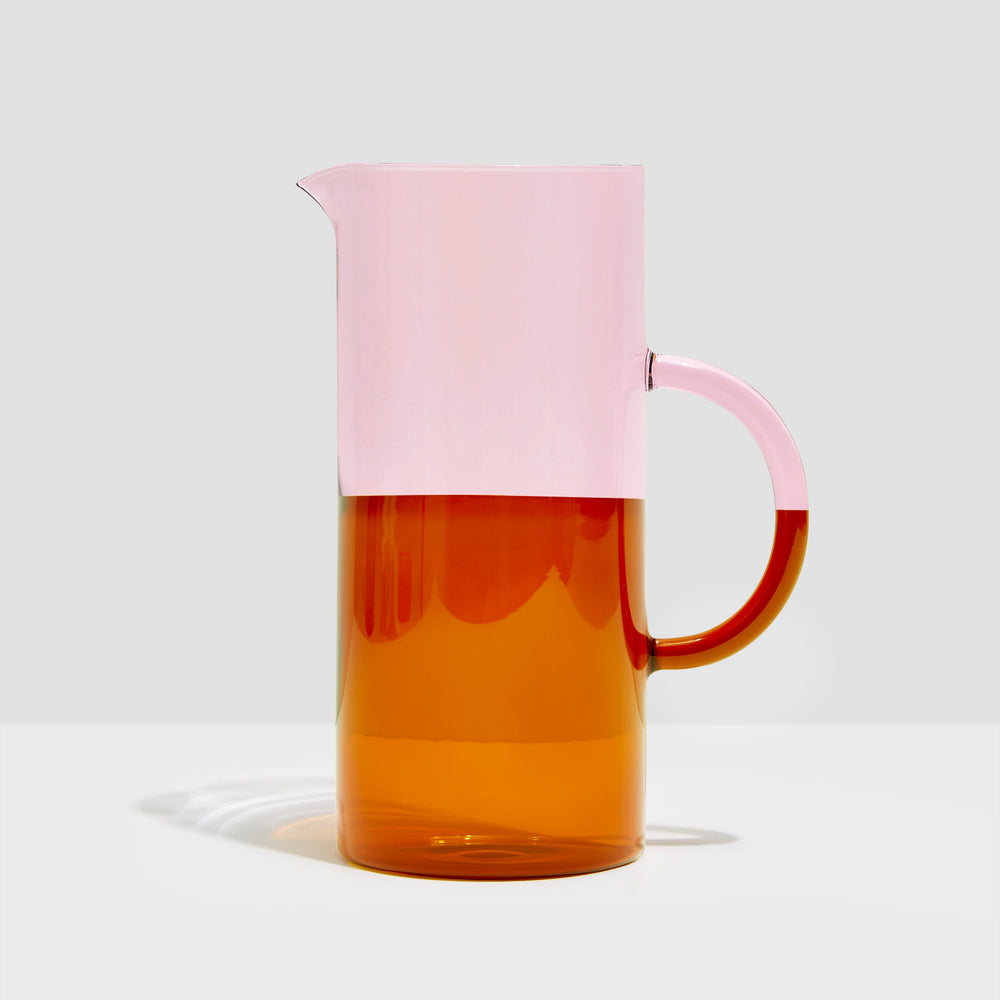 Fazeek Two Tone Pitcher-Home/Giftware-Pink + Amber-Kevin's Fine Outdoor Gear & Apparel