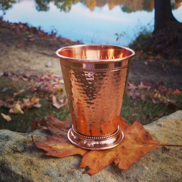 Hammered Copper Mint Julep Cup-Home/Giftware-Kevin's Fine Outdoor Gear & Apparel