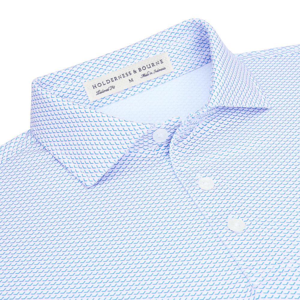 Holderness & Bourne "Davenport" Polo-Men's Clothing-Scotch Pink/Marlin Blue-S-Kevin's Fine Outdoor Gear & Apparel