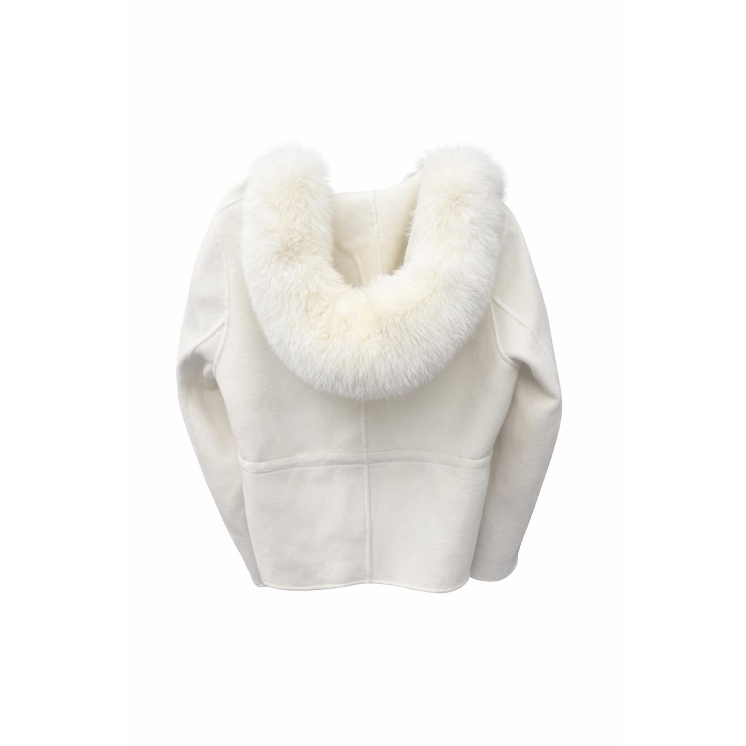 Frisson Victoria Cashmere & Wool Hooded Jacket – Kevin's Fine