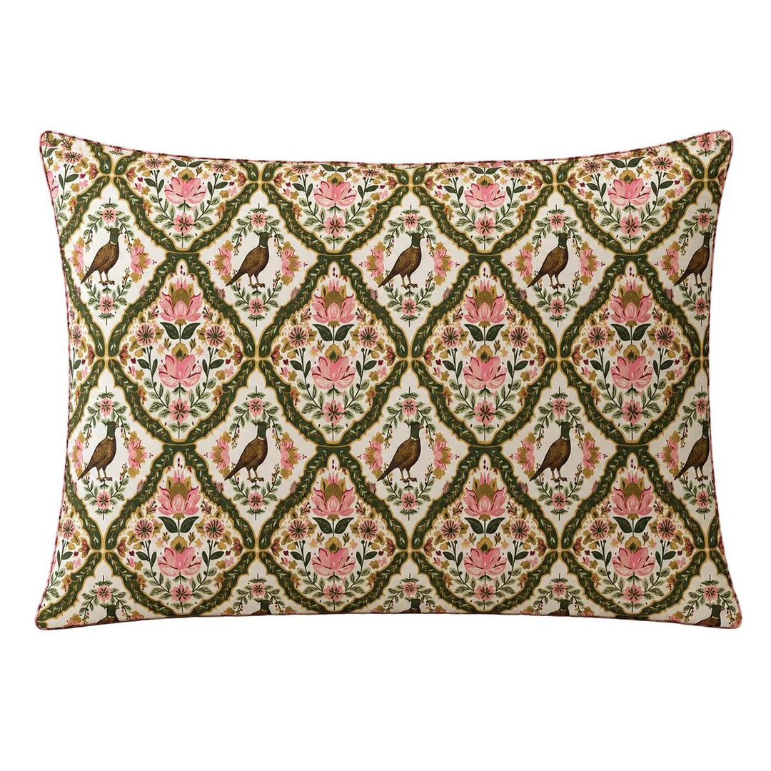 Jane Marie Gilded Pheasant Satin Pillow Case-Home/Giftware-Kevin's Fine Outdoor Gear & Apparel