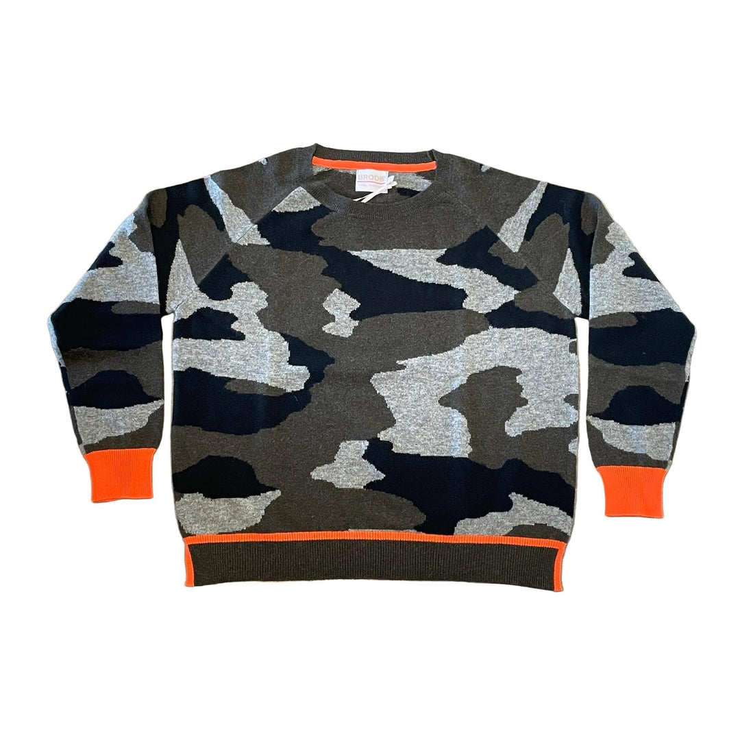 Brodie Camo Sweater-Women's Clothing-Khaki-XS-Kevin's Fine Outdoor Gear & Apparel