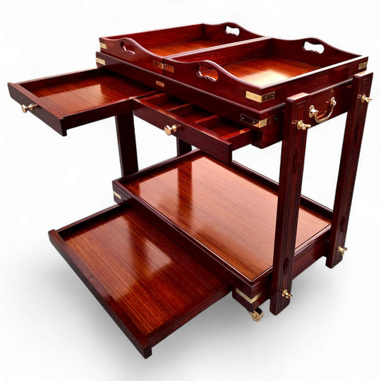 Campaign Furniture: Savoy Service Trolley-Hunting/Outdoors-Kevin's Fine Outdoor Gear & Apparel