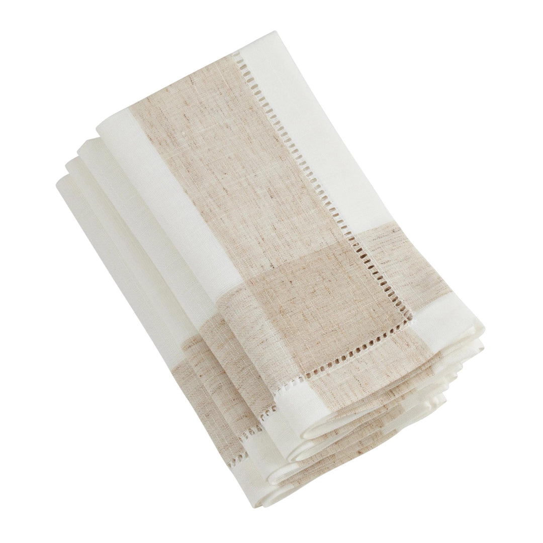 Hemstitch Napkin-Home/Giftware-Ivory-Kevin's Fine Outdoor Gear & Apparel