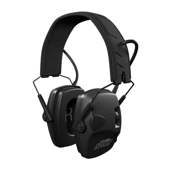 ISOtunes Sport Defy Slim Basic Tactical Earmuffs-Hunting/Outdoors-Black-Kevin's Fine Outdoor Gear & Apparel