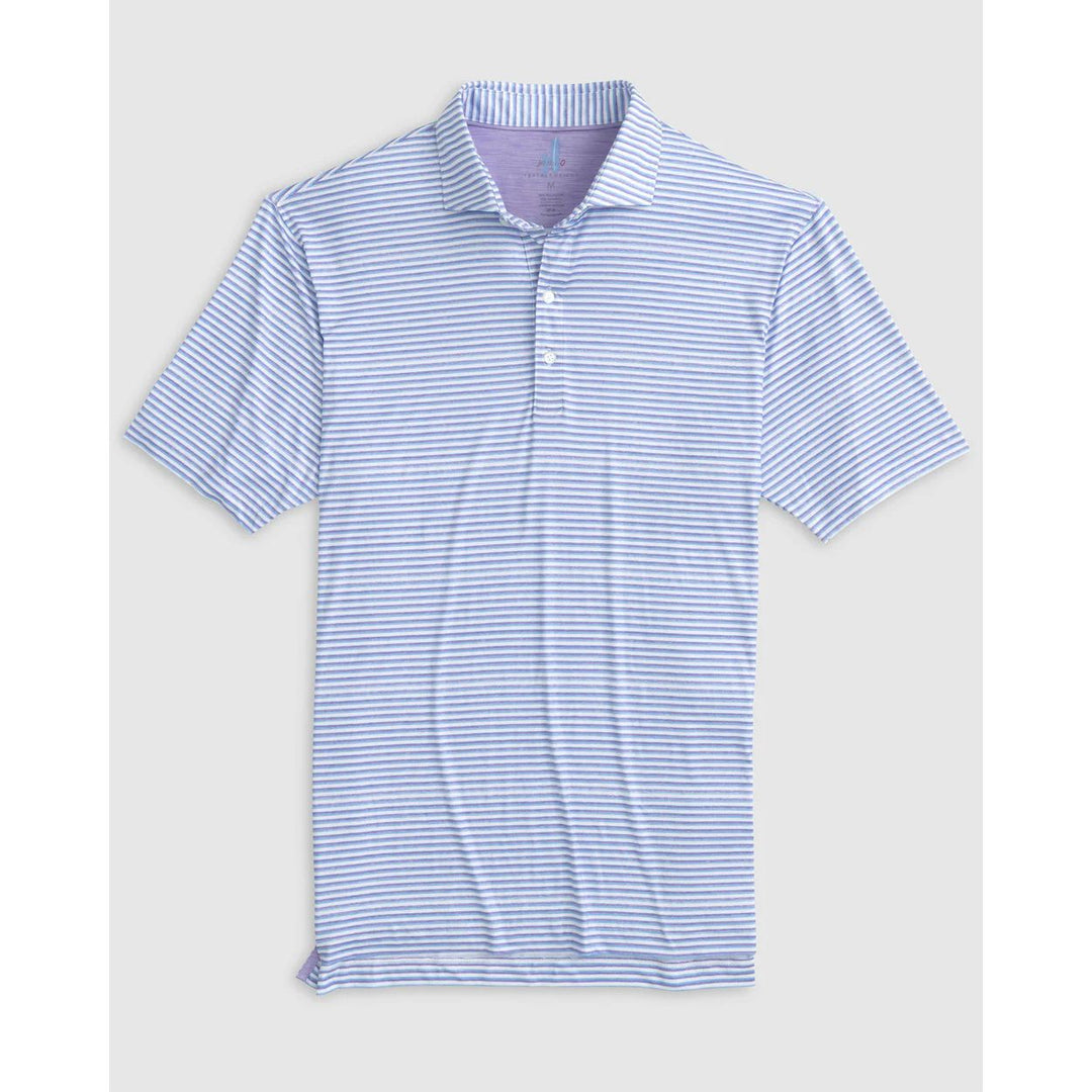 Johnnie-O Warwick Striped Featherweight Performance Polo-Men's Clothing-Kevin's Fine Outdoor Gear & Apparel