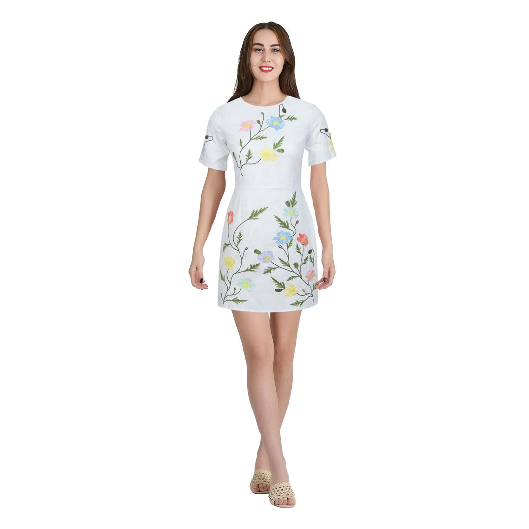 Fanm Mon Joe Dress-Women's Clothing-White-XXS-Kevin's Fine Outdoor Gear & Apparel