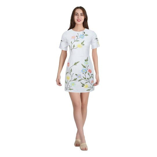 Fanm Mon Joe Dress-Women's Clothing-White-XXS-Kevin's Fine Outdoor Gear & Apparel