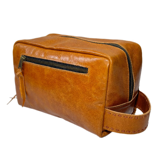 Jackson Glenwood Shave Bag-Men's Accessories-Cognac-Kevin's Fine Outdoor Gear & Apparel