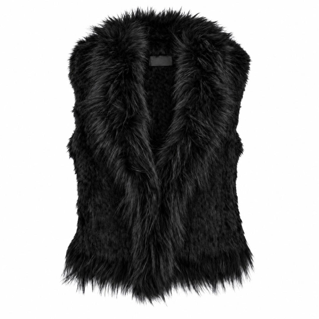 Gilet en fourrure de lapin