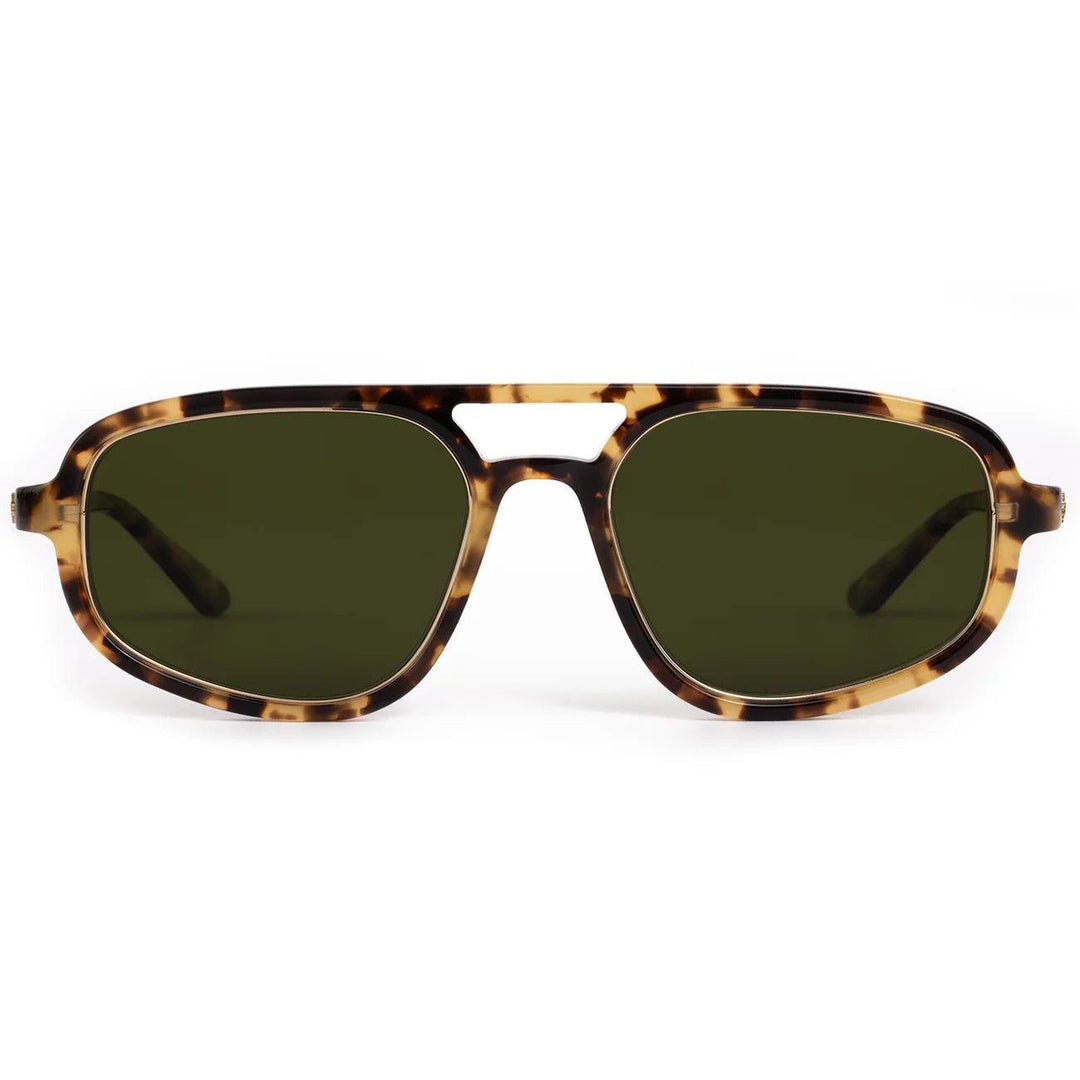 Krewe "Jordan" Sunglasses-Sunglasses-Nikko Tortoise + 12K Polarized-Grass Green (P)-Kevin's Fine Outdoor Gear & Apparel
