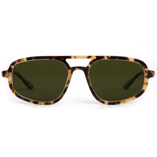 Krewe "Jordan" Sunglasses-Sunglasses-Nikko Tortoise + 12K Polarized-Grass Green (P)-Kevin's Fine Outdoor Gear & Apparel
