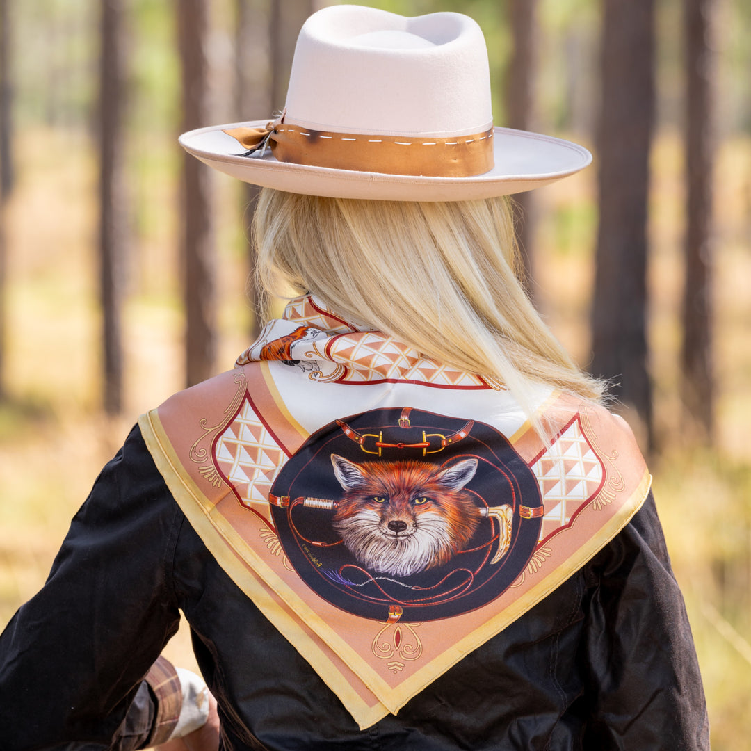 Kevin's Fox Hunt Silk Scarf-Women's Accessories-Kevin's Fine Outdoor Gear & Apparel