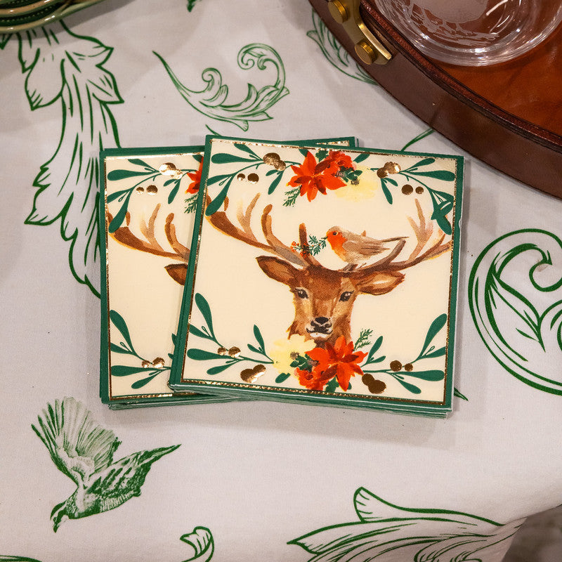 Sophistiplate Christmas Forest Cocktail Napkins-Lifestyle-Kevin's Fine Outdoor Gear & Apparel