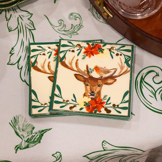 Sophistiplate Christmas Forest Cocktail Napkins-Lifestyle-Kevin's Fine Outdoor Gear & Apparel