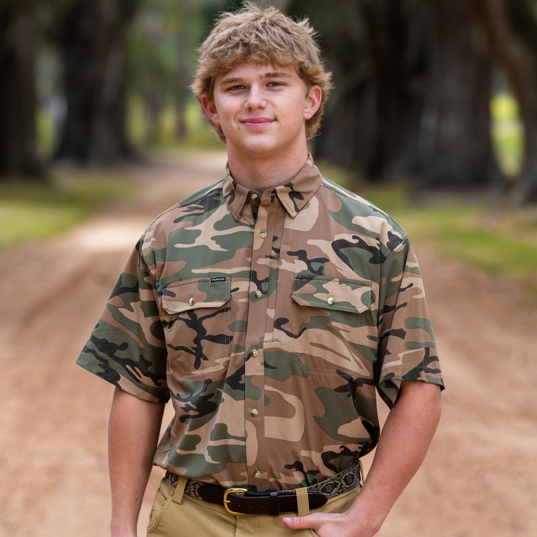 Poncho The Cordoba Original Short Sleeve Shirt-Men's Clothing-Kevin's Fine Outdoor Gear & Apparel