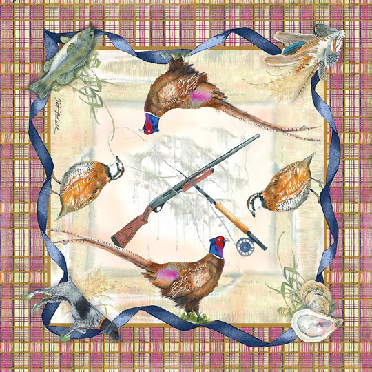 Kat McCall Majestic Marsh Silk Scarf-Women's Accessories-Kevin's Fine Outdoor Gear & Apparel
