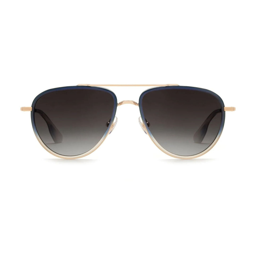 Krewe " Coleman " Sunglasses-Sunglasses-18K + Matte Indigo Fade + Gravity-Grey Gradient-Kevin's Fine Outdoor Gear & Apparel