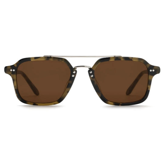 Krewe "Colton" Sunglasses-Sunglasses-Tortuga Silver-Amber-Kevin's Fine Outdoor Gear & Apparel