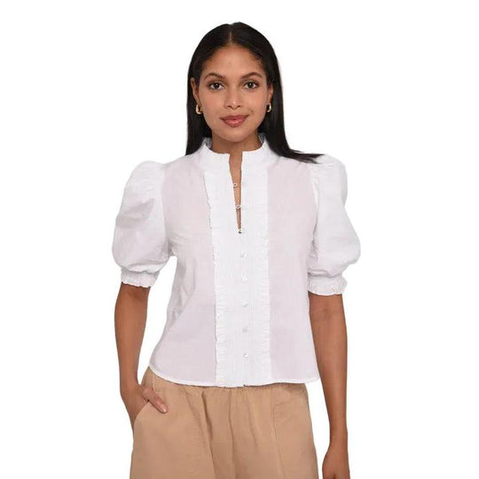 Love The Label Zinny Top-Women's Clothing-Bright White-XS-Kevin's Fine Outdoor Gear & Apparel