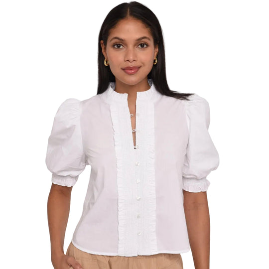 Love The Label Zinny Top-Women's Clothing-Bright White-XS-Kevin's Fine Outdoor Gear & Apparel