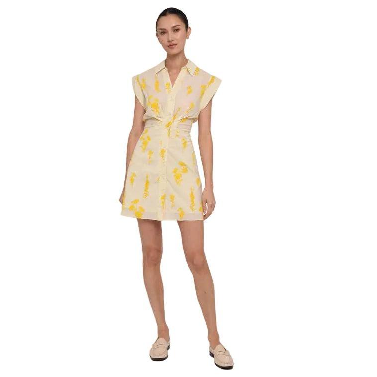 Love The Label Simmons Mini Dress-Women's Clothing-Forsythia Floral Print-XS-Kevin's Fine Outdoor Gear & Apparel