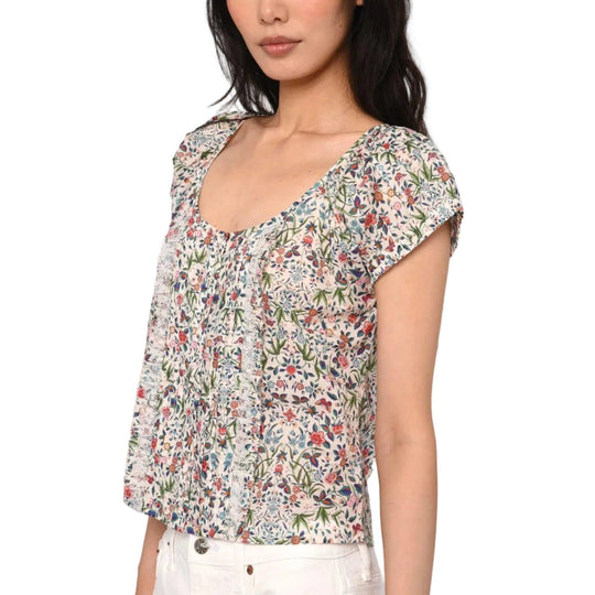 Love The Label Vanda Top-Women's Clothing-Tapestry Liberty Print-XS-Kevin's Fine Outdoor Gear & Apparel