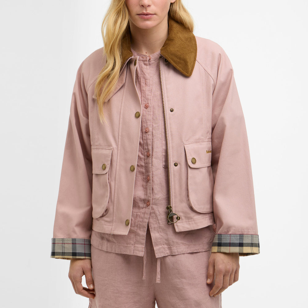 Barbour Cropped Beadnell Casual Jacket-Women's Clothing-Kevin's Fine Outdoor Gear & Apparel