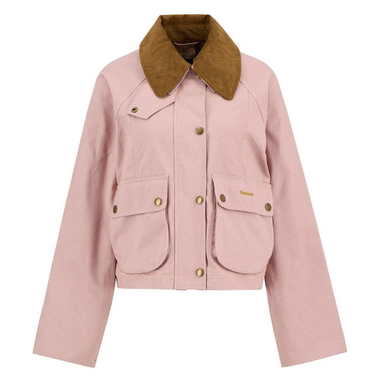 Barbour Cropped Beadnell Casual Jacket-Women's Clothing-Gardenia-US 2/UK 6-Kevin's Fine Outdoor Gear & Apparel