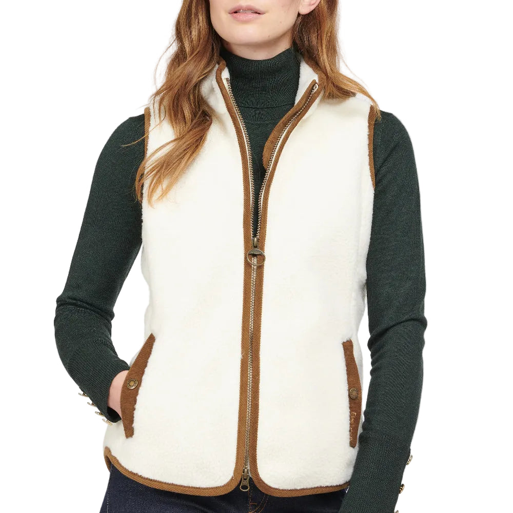 Barbour Ladies Burford Fleece Gilet-Women's Clothing-Kevin's Fine Outdoor Gear & Apparel