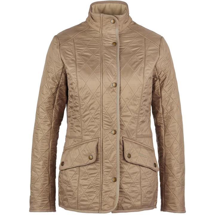 Barbour Cavalry Polarquilt Jacket-Women's Clothing-Light Fawn-US4/UK8-Kevin's Fine Outdoor Gear & Apparel