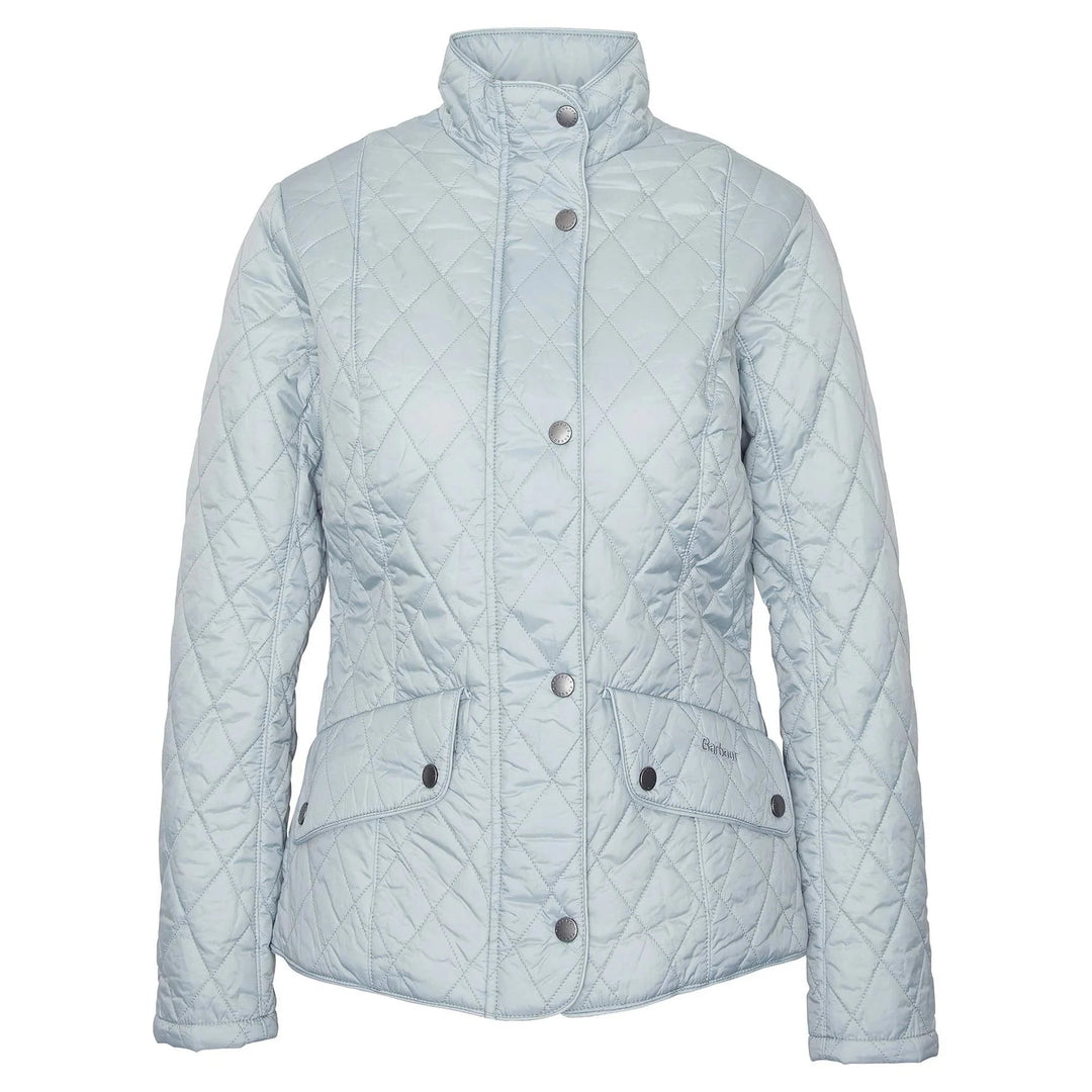 Barbour Women’s Flyweight Cavalry Quilt-Women's Clothing-Stone Blue/Jasmine-US 4/UK 8-Kevin's Fine Outdoor Gear & Apparel
