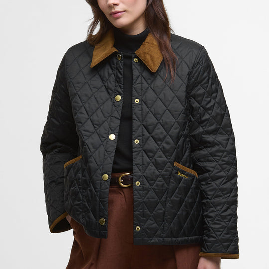 Barbour Icons Cropped Liddesdale Quilted Jacket