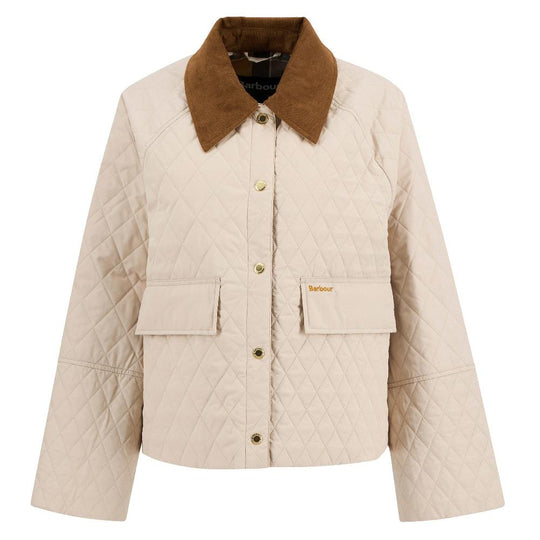 Barbour Kirby Quilted Jacket-Women's Clothing-Jasmine/Dress-US 2/UK 6-Kevin's Fine Outdoor Gear & Apparel