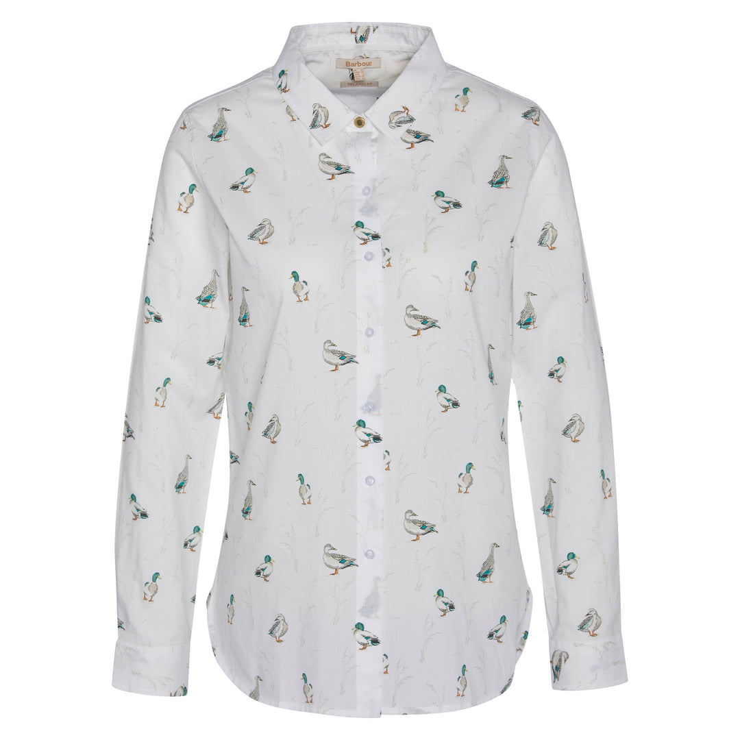 Barbour Women's Safari Shirt-Women's Clothing-Duck Print-US 4-Kevin's Fine Outdoor Gear & Apparel