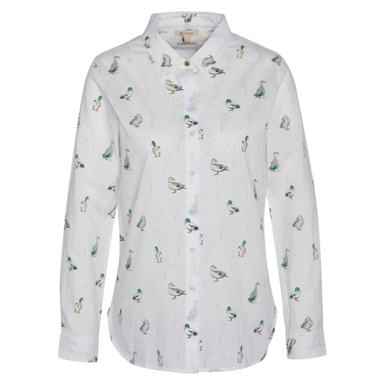 Barbour Women's Safari Shirt-Women's Clothing-Duck Print-US 4-Kevin's Fine Outdoor Gear & Apparel