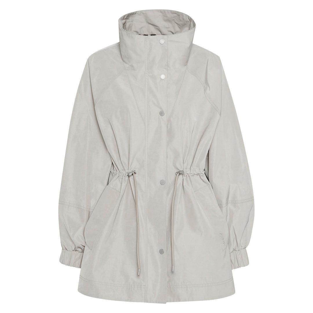 Barbour Women's Suri Showerproof Jacket-Women's Clothing-Light Sand/Safari Dress Tartan-US 4-Kevin's Fine Outdoor Gear & Apparel