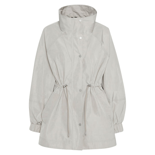 Barbour Women's Suri Showerproof Jacket-Women's Clothing-Light Sand/Safari Dress Tartan-US 4-Kevin's Fine Outdoor Gear & Apparel